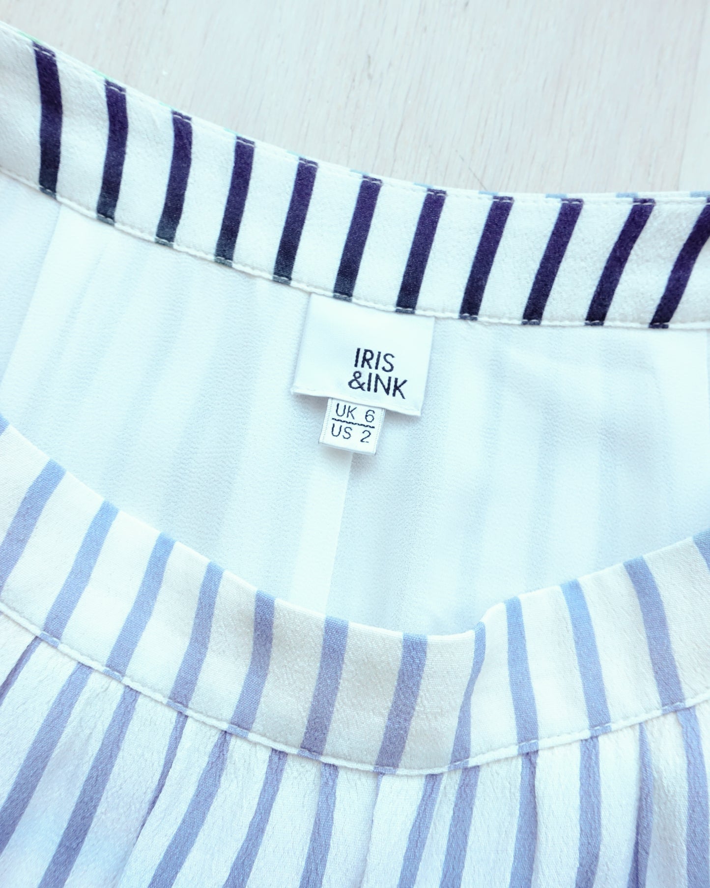 IRIS & INK Ombre Striped Maxi Skirt 漸變間條長裙 | KOMMONS