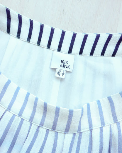 IRIS & INK Ombre Striped Maxi Skirt 漸變間條長裙 | KOMMONS