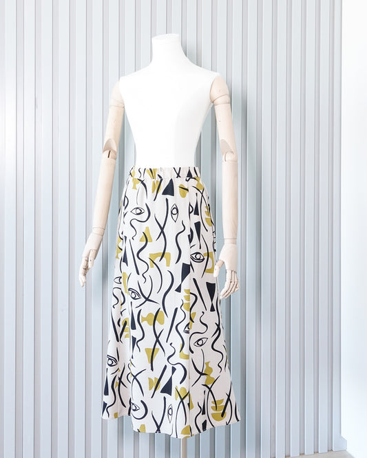 MONKI Printed Maxi Skirt 印花長裙 | KOMMONS