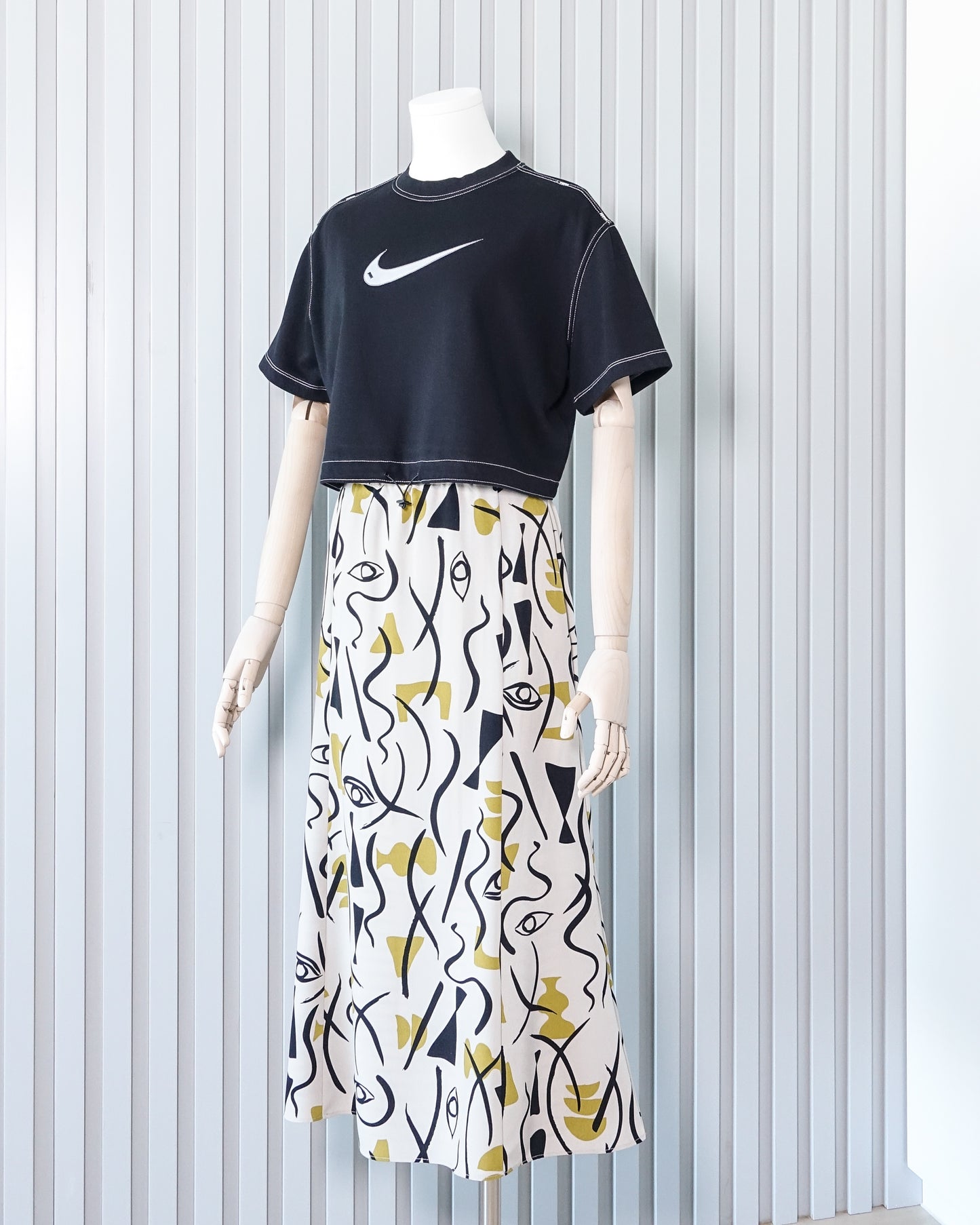 MONKI Printed Maxi Skirt 印花長裙 | KOMMONS