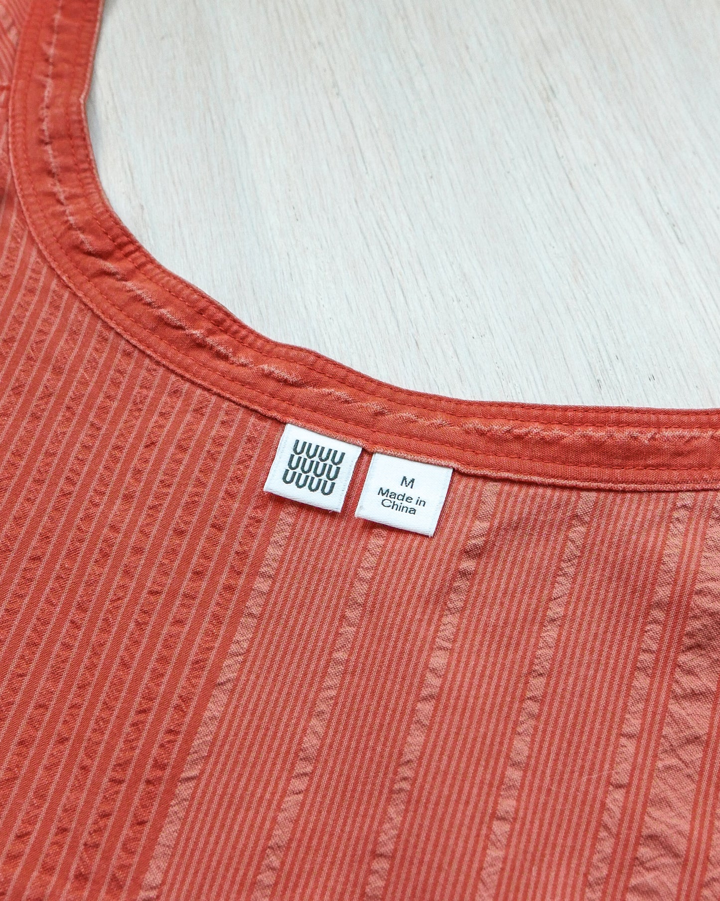 UNIQLO U Striped Button Front Sleeveless Maxi Dress 直間扣鈕背心連身長裙 | KOMMONS