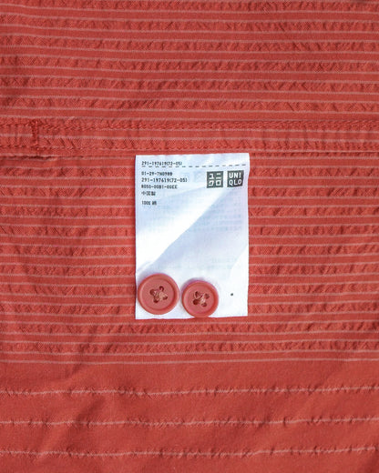 UNIQLO U Striped Button Front Sleeveless Maxi Dress 直間扣鈕背心連身長裙 | KOMMONS