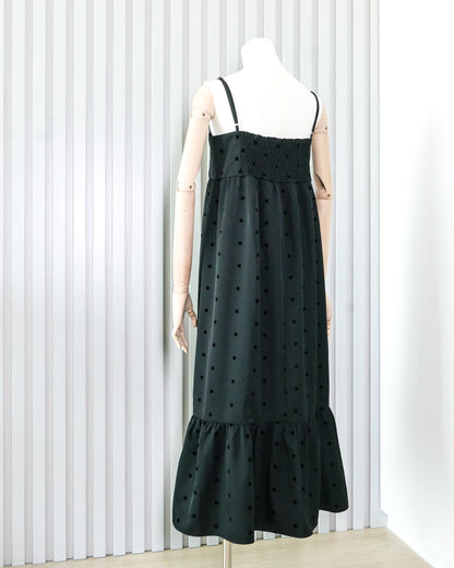 Polka Dot Cami Maxi Dress 波點吊帶連身長裙 | KOMMONS