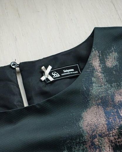 SINÉQUANONE Metallic Jacquard Fitted Dress 織錦修身連身裙 | KOMMONS