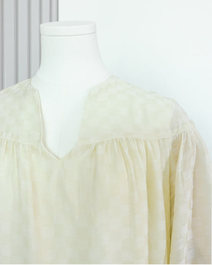 Puff Sleeve Flowy Dress 泡泡袖鬆身連身裙 | KOMMONS