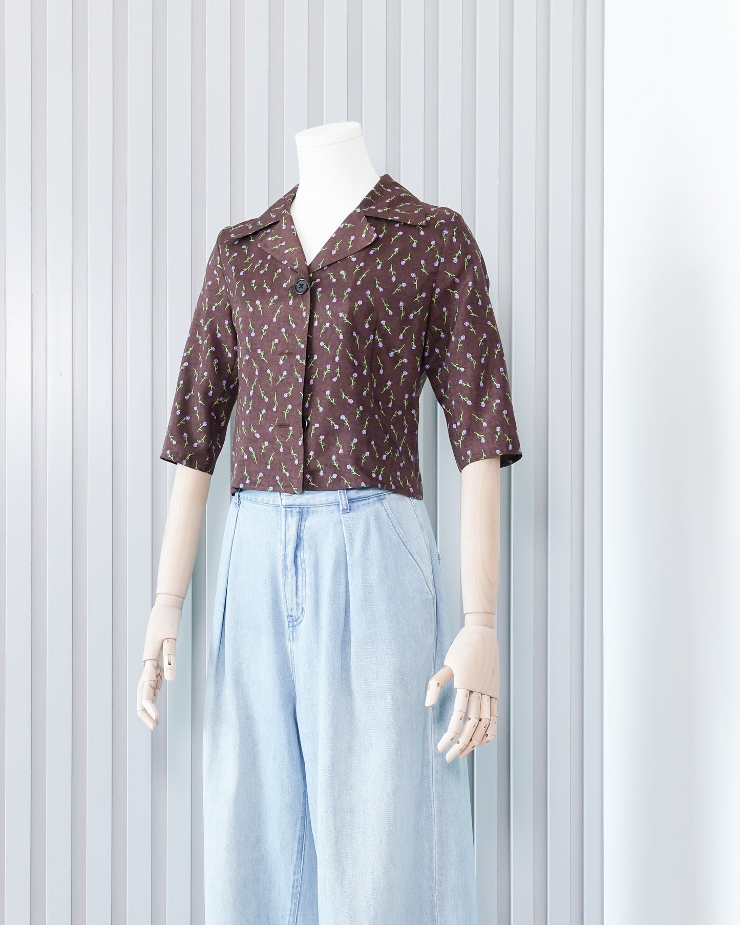 FENDISSIME / FENDI Floral 3/4 Sleeve Blazer 碎花西裝領中袖外套 | KOMMONS