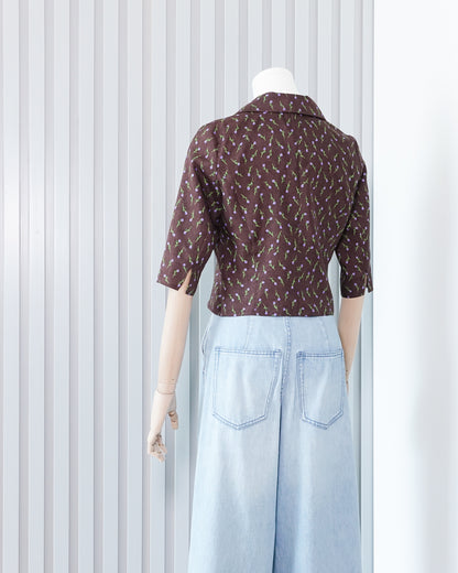 FENDISSIME / FENDI Floral 3/4 Sleeve Blazer 碎花西裝領中袖外套 | KOMMONS