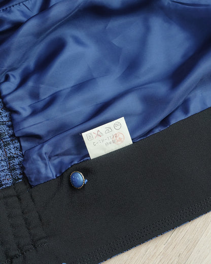 POMPADOUR Plaid Crop Jacket 格子小企領短款外套 | KOMMONS