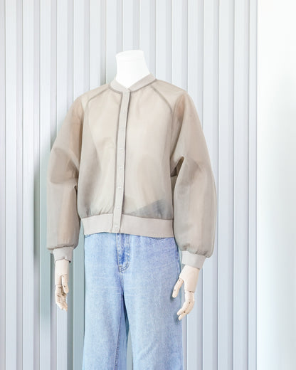 Mesh Bomber Jacket 網紗飛行外套 | KOMMONS