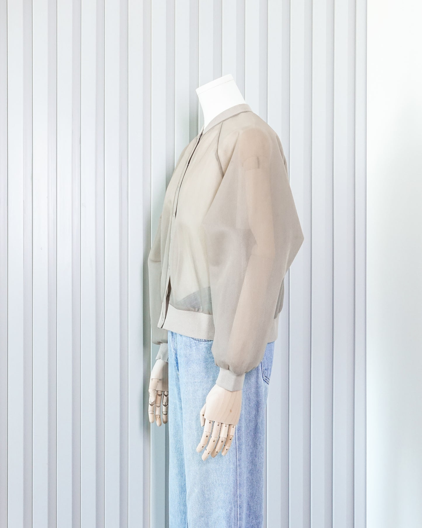 Mesh Bomber Jacket 網紗飛行外套 | KOMMONS