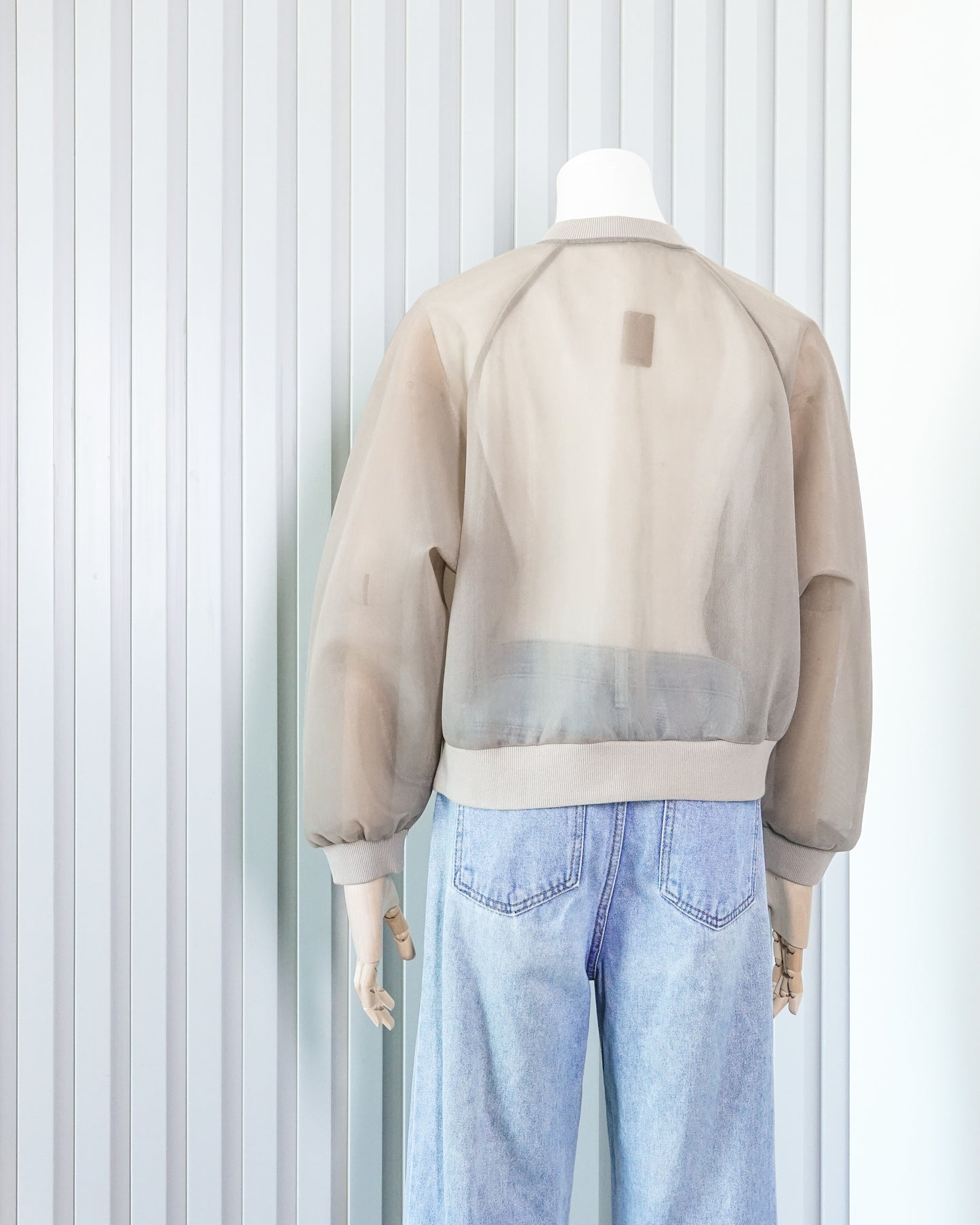 Mesh Bomber Jacket 網紗飛行外套 | KOMMONS