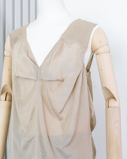 ZUCCA Utilitarian Style V-neck Long Vest with Strap Detail 工裝綁帶設計V領長背心 | KOMMONS