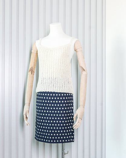 BANANA REPUBLIC Polka Dot Embroidery Pencil Skirt 波點刺繡半截裙 | KOMMONS
