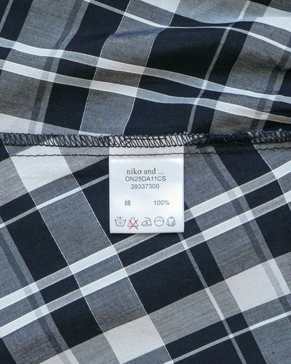 NIKO AND… Plaid Peplum Vest 格子裙擺背心 | KOMMONS