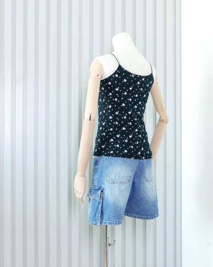 NARUE Floral Tank Top 碎花吊帶背心 | KOMMONS