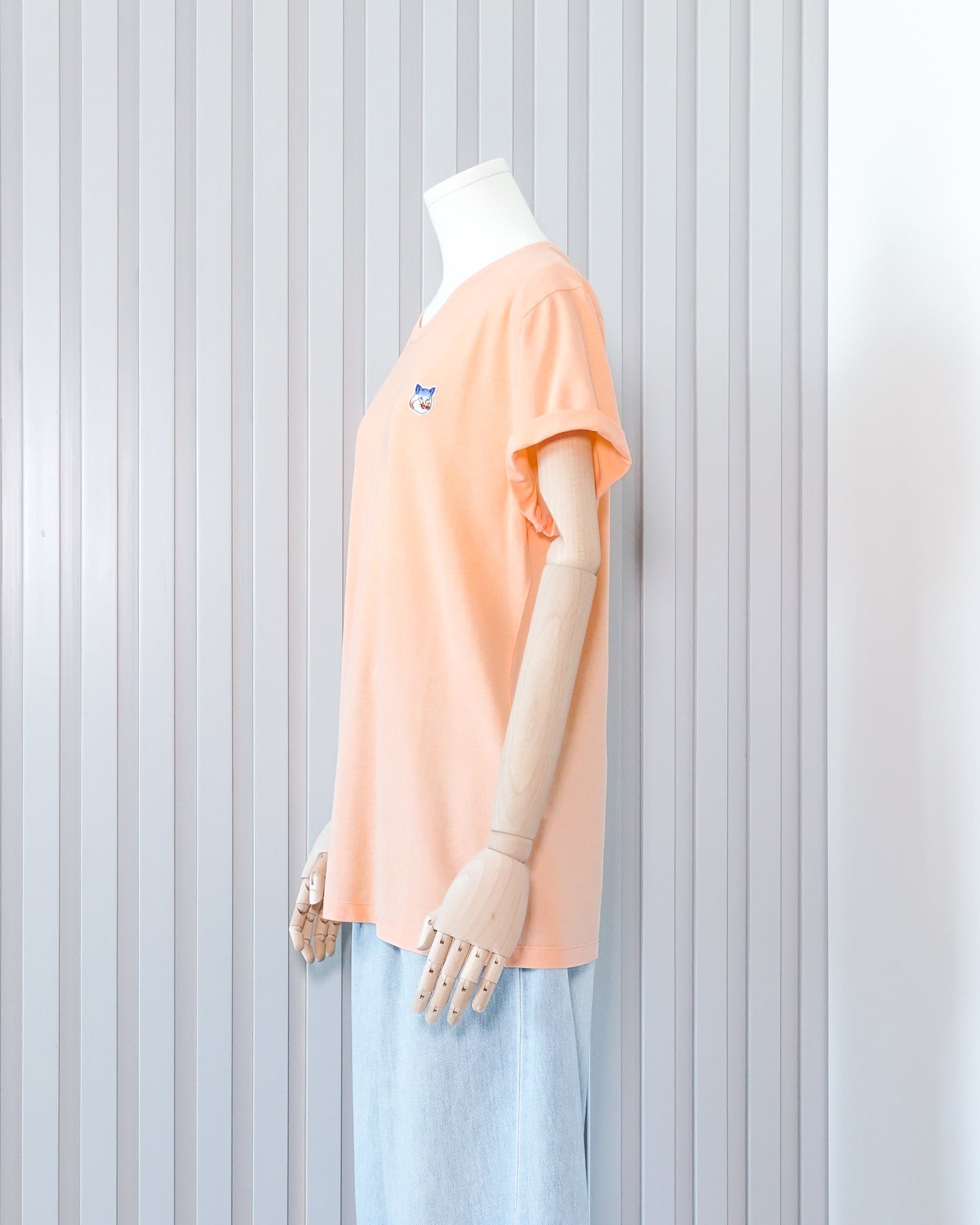 MAISON KITSUNÉ Fox Head Embroidery T-shirt 狐狸頭刺繡T恤 | KOMMONS