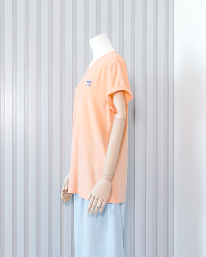 MAISON KITSUNÉ Fox Head Embroidery T-shirt 狐狸頭刺繡T恤 | KOMMONS