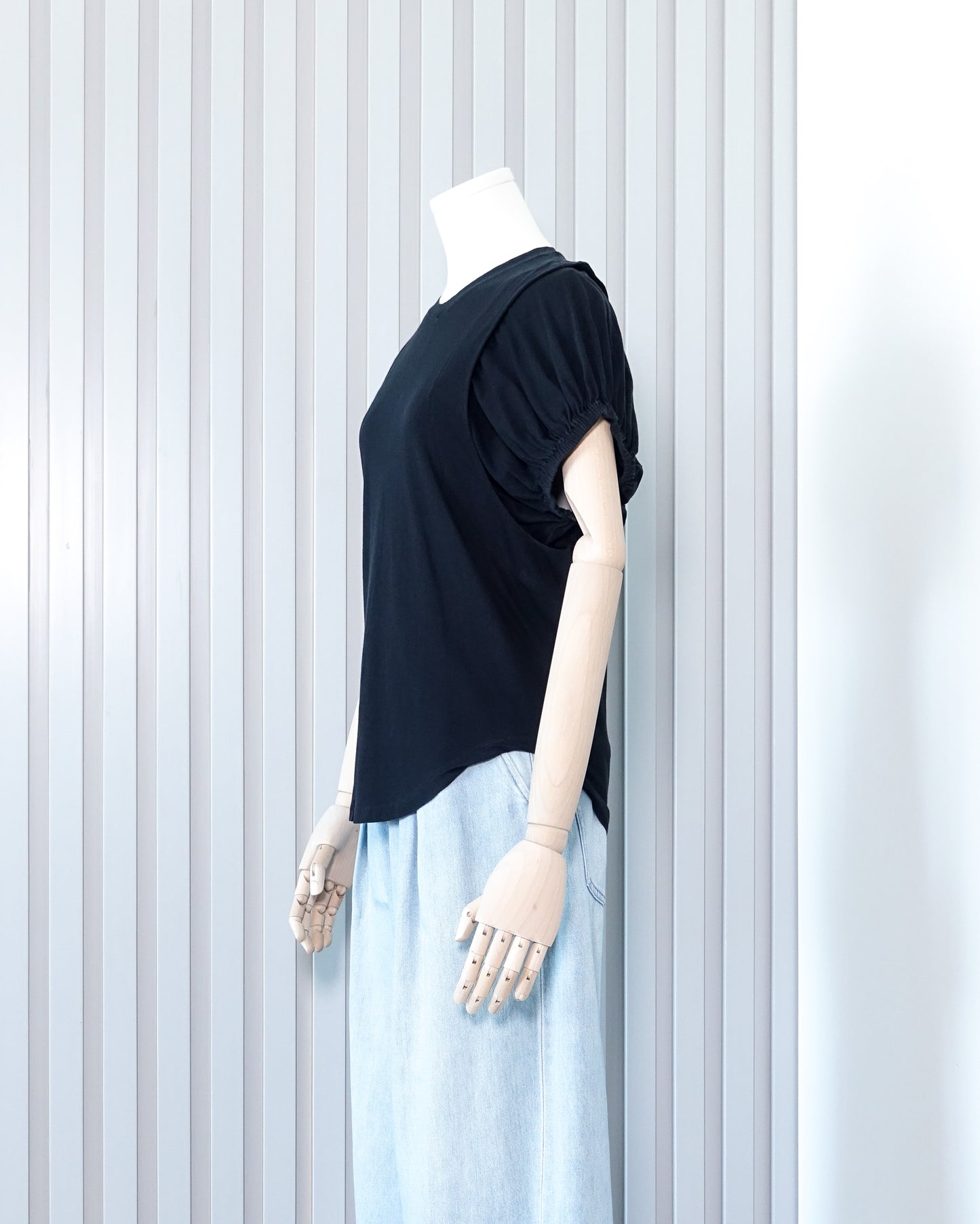 YVES SAINT LAURENT Puff Sleeve T-shirt 泡泡袖T恤 | KOMMONS