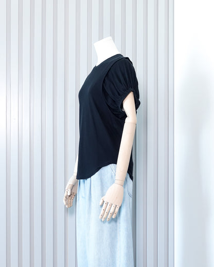 YVES SAINT LAURENT Puff Sleeve T-shirt 泡泡袖T恤 | KOMMONS