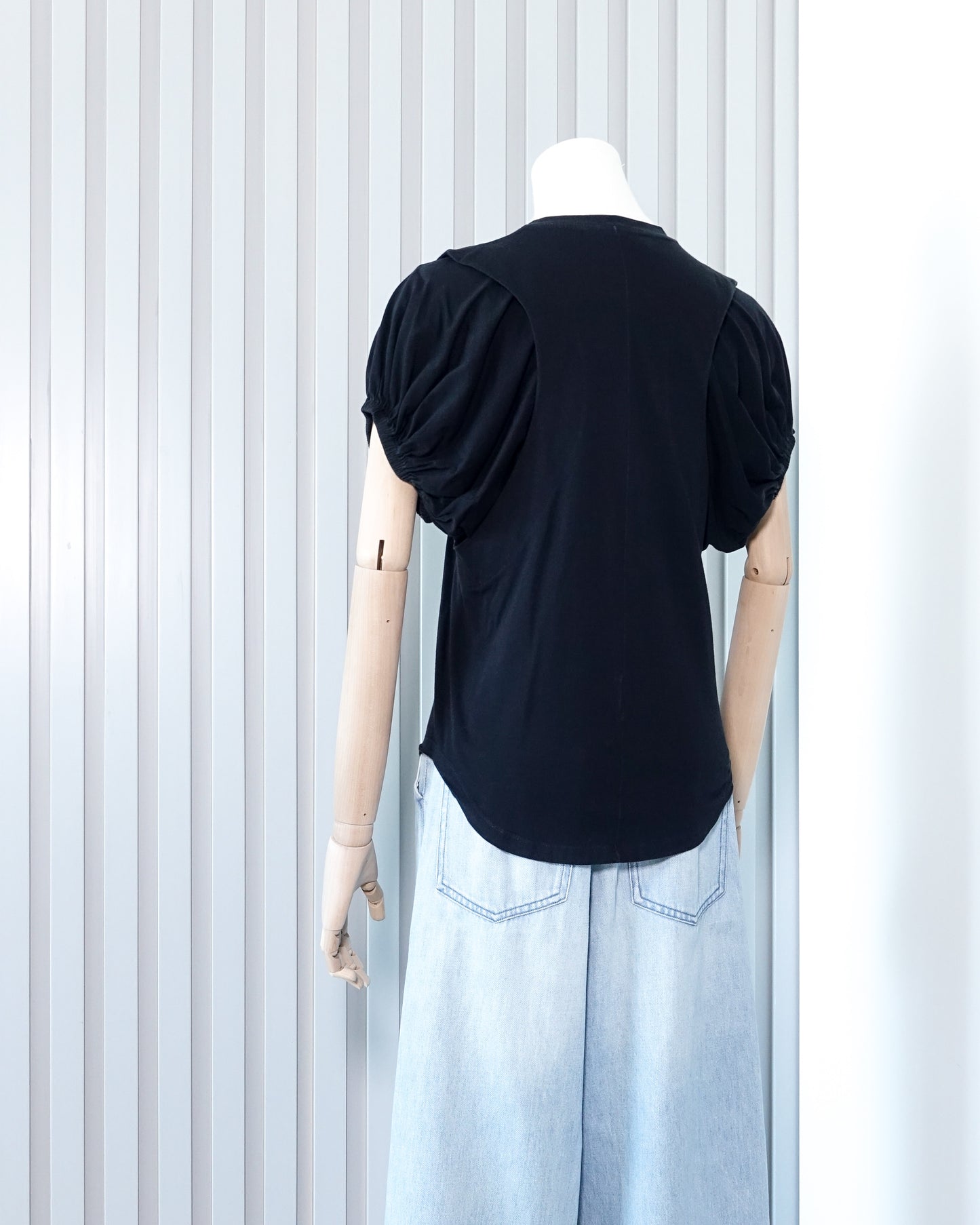 YVES SAINT LAURENT Puff Sleeve T-shirt 泡泡袖T恤 | KOMMONS