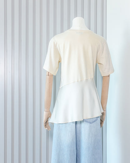 UNIQLO X JW ANDERSON Flare Hem T-shirt 不對稱下擺T恤 | KOMMONS
