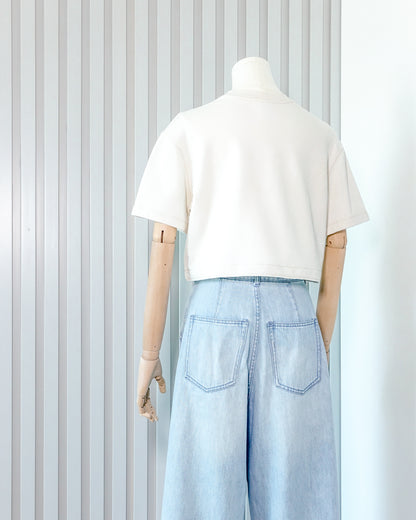 NIKE Short Sleeve Crop Sweatshirt 短袖短款衛衣 | KOMMONS