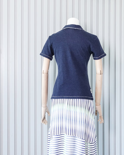 NIKE Frayed Hem Polo Shirt 破邊反領衫 | KOMMONS