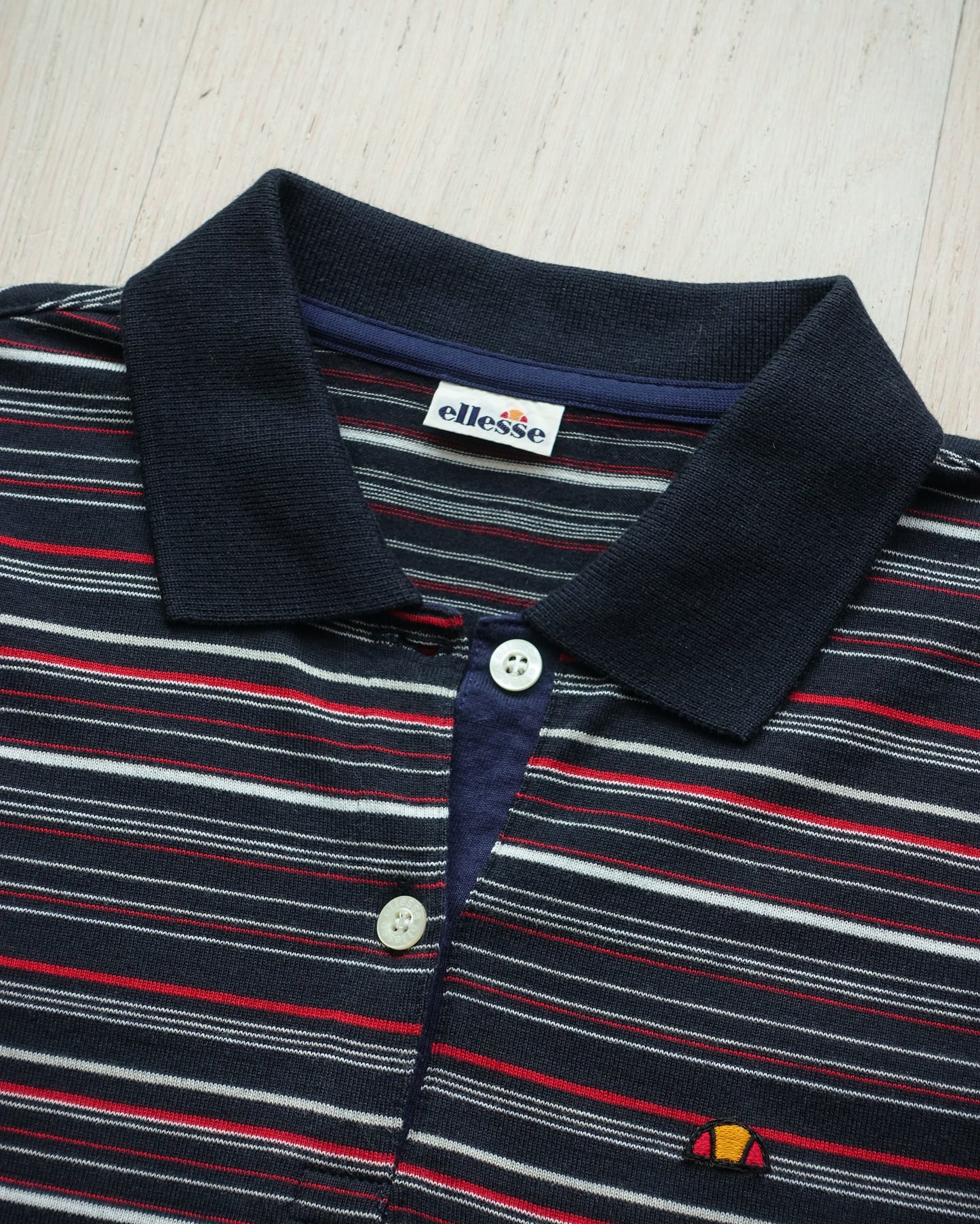 ELLESSE Striped Polo Shirt 橫間反領衫 | KOMMONS