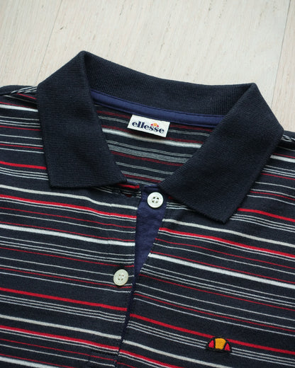 ELLESSE Striped Polo Shirt 橫間反領衫 | KOMMONS