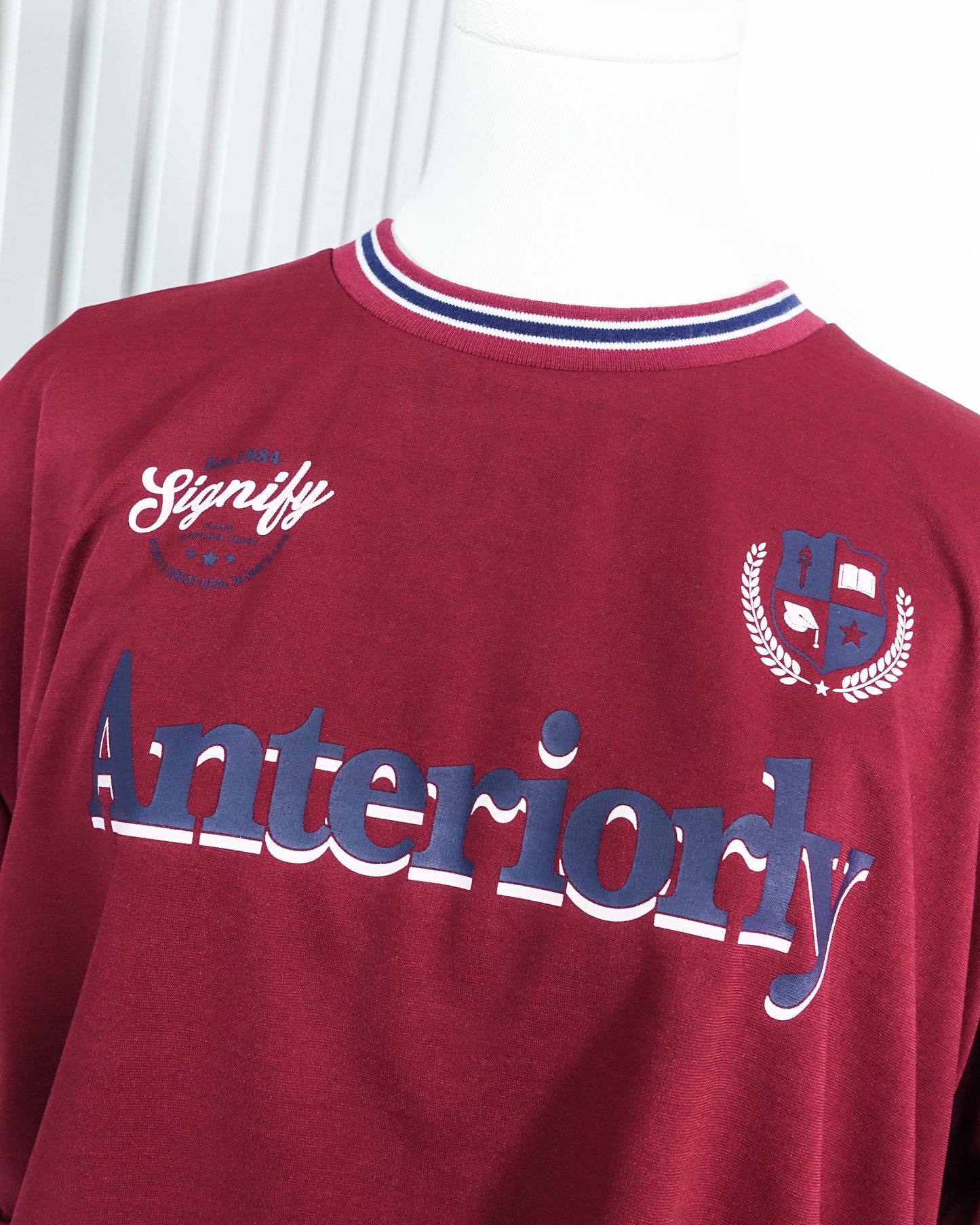 RETRO GIRL Ruched Tie Side Jersey 束繩綁帶運動衫 | KOMMONS