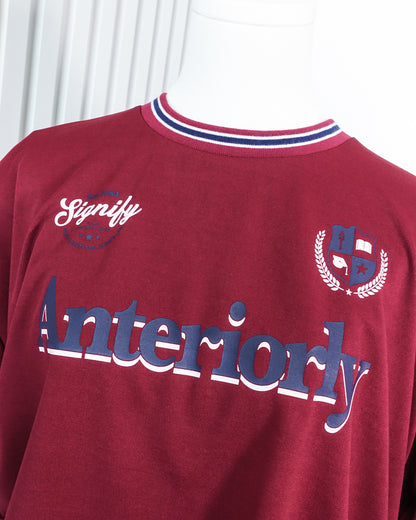 RETRO GIRL Ruched Tie Side Jersey 束繩綁帶運動衫 | KOMMONS