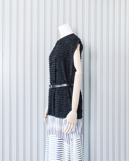 Ruffle Tunic Top 荷葉邊長上衣 | KOMMONS