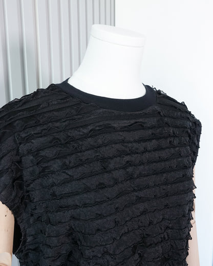 Ruffle Tunic Top 荷葉邊長上衣 | KOMMONS