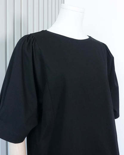 GABARDINE K.T Puff Quarter Sleeve Top 泡泡中袖上衣 | KOMMONS