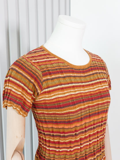 GAP Striped Short Sleeve Knitted Top 橫間短袖針織衫 | KOMMONS