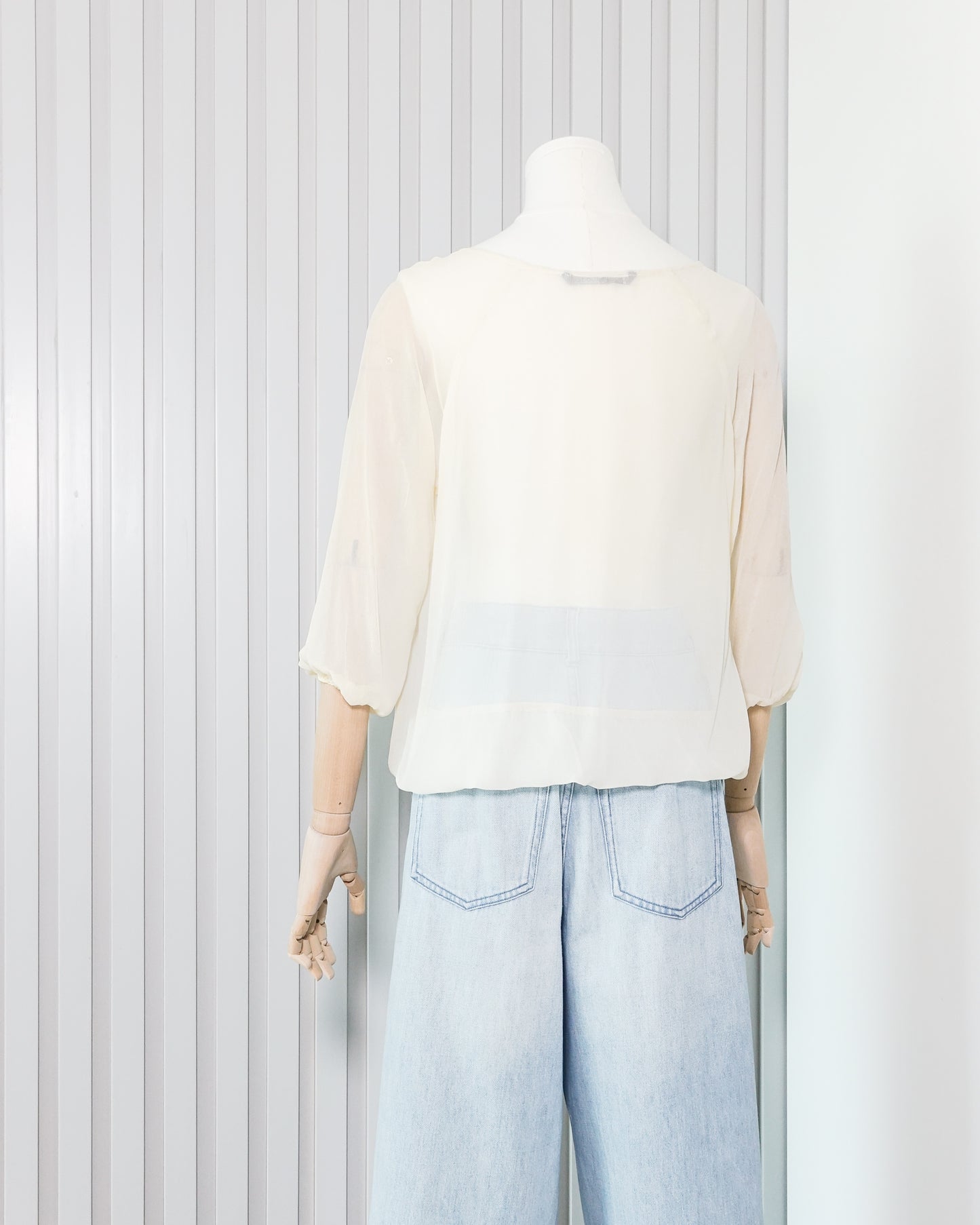 ZUCOZZ Bohemian Style Chiffon 3/4 Sleeve Top 民族風雪紡中袖上衣 | KOMMONS