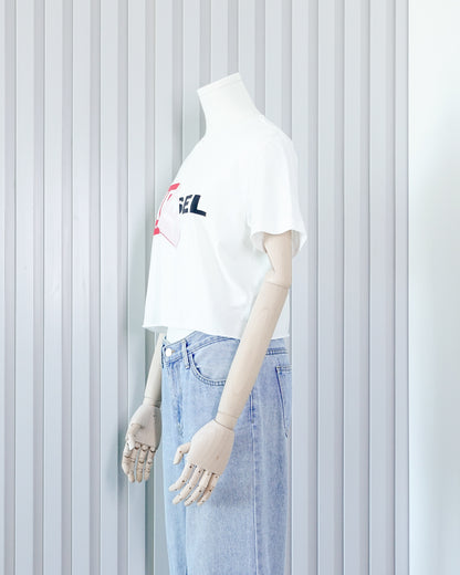 DIESEL Logo Crop T-shirt 短款T恤 | KOMMONS