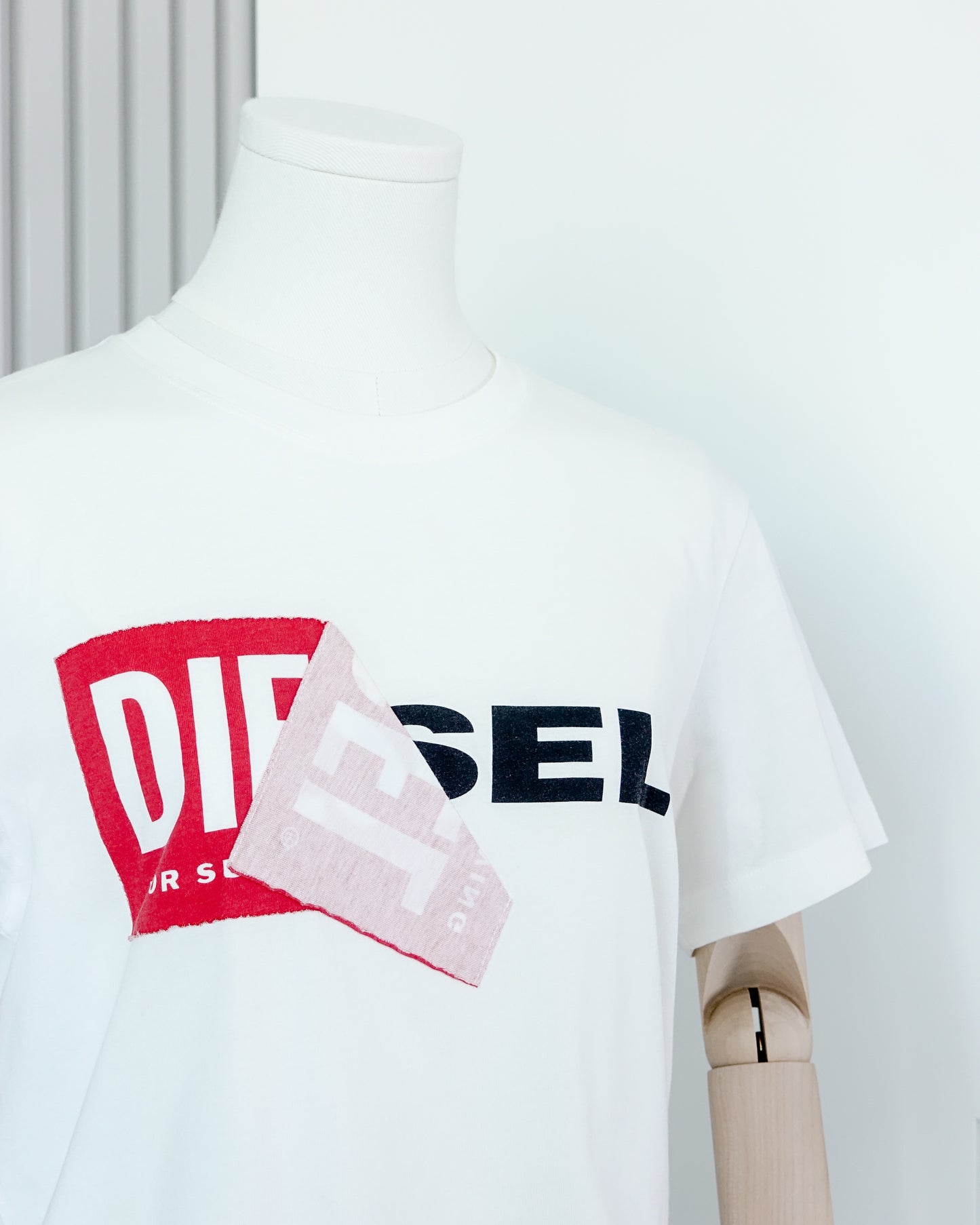 DIESEL Logo Crop T-shirt 短款T恤 | KOMMONS