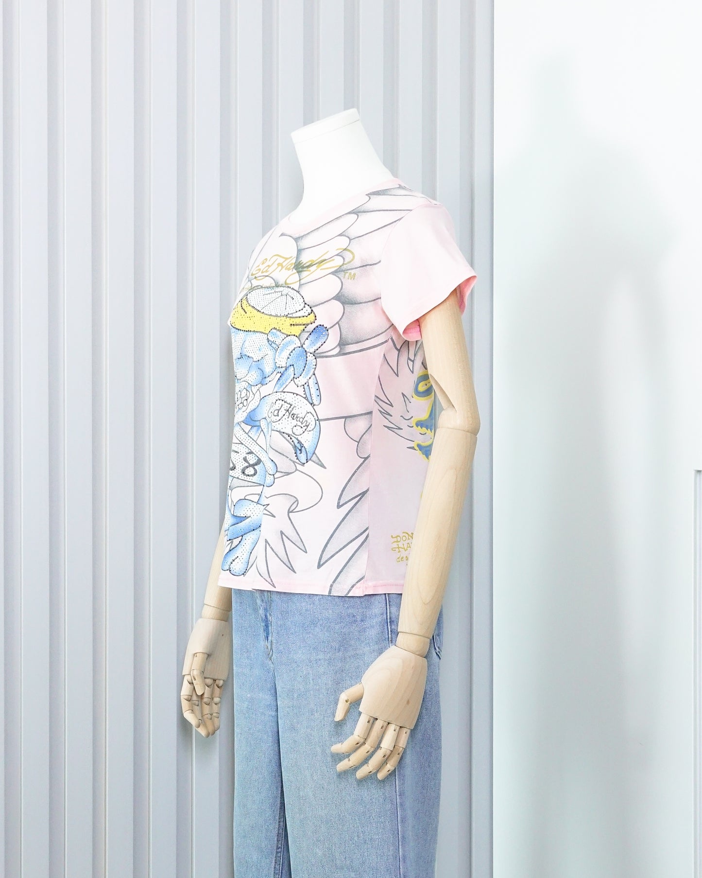 ED HARDY Printed Rhinstone T-shirt 印花閃石T恤 | KOMMONS