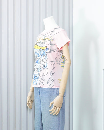 ED HARDY Printed Rhinstone T-shirt 印花閃石T恤 | KOMMONS