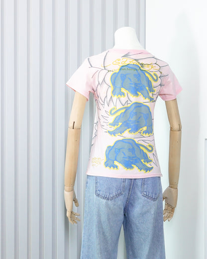 ED HARDY Printed Rhinstone T-shirt 印花閃石T恤 | KOMMONS