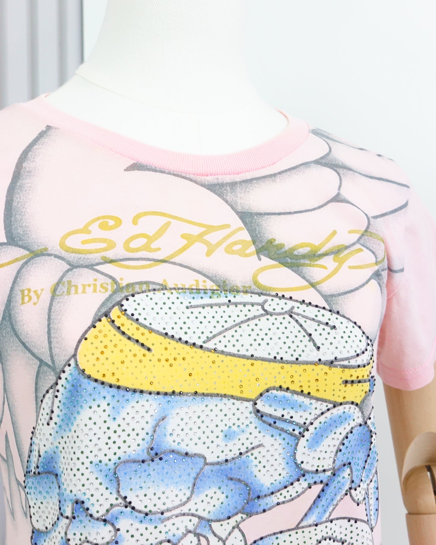 ED HARDY Printed Rhinstone T-shirt 印花閃石T恤 | KOMMONS