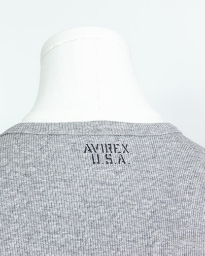 AVIREX V-neck T-shirt V領T恤 | KOMMONS