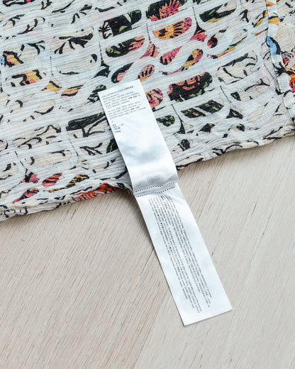 DESIGUAL Printed Chiffon Button-Front Top 印花雪紡扣鈕上衣 | KOMMONS