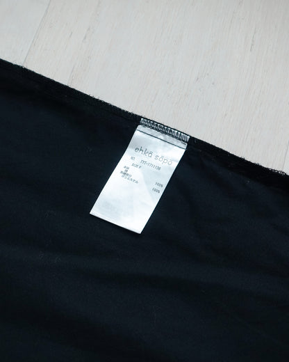 EHKA SOPO Embroidered Collar Puff Sleeve Shirt 蕾絲領泡泡袖恤衫 | KOMMONS