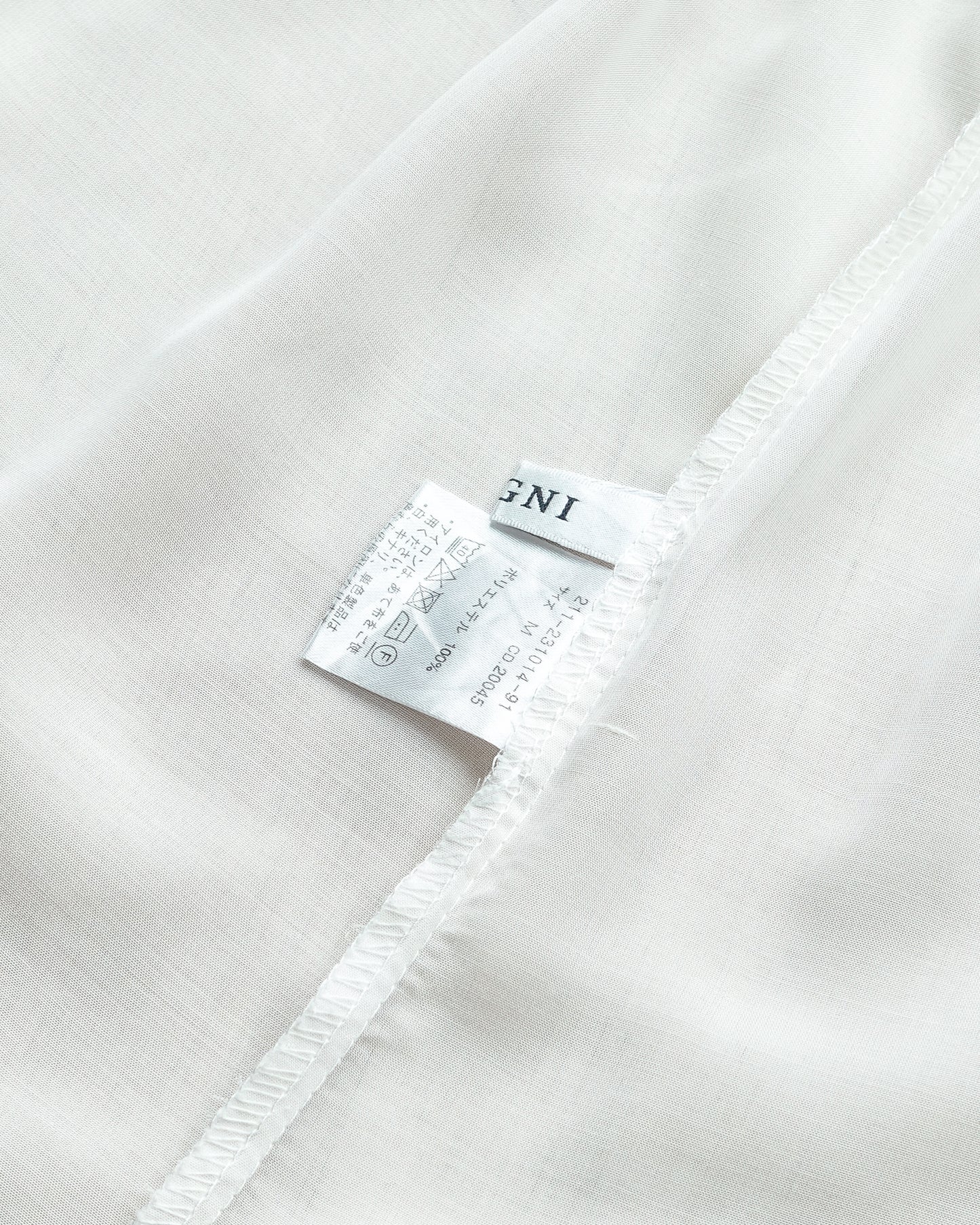 INGNI Sheer Button Front Drawstring Top 透膚扣鈕束腰上衣 | KOMMONS