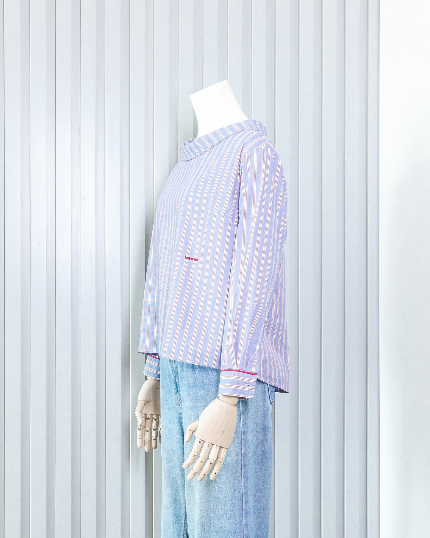 ETAM WEEKEND Striped Boat Neck Top 直間船領上衣 | KOMMONS