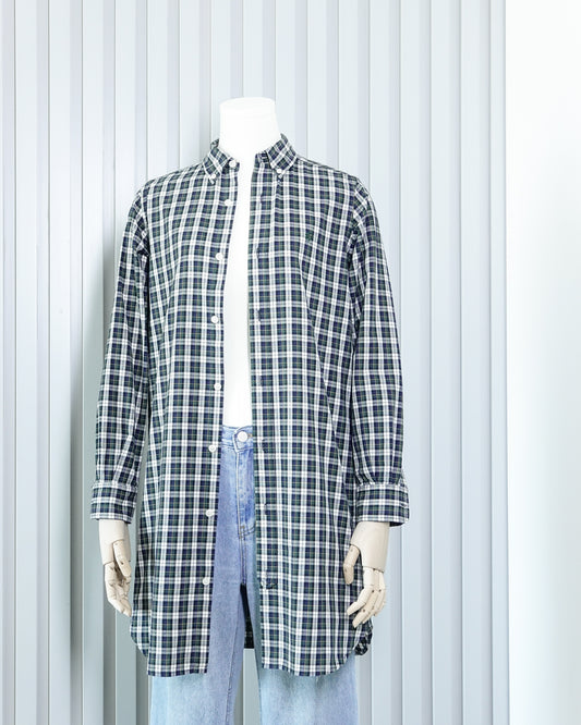 BEAMS HEART Plaid Long Shirt 格子長恤衫 | KOMMONS