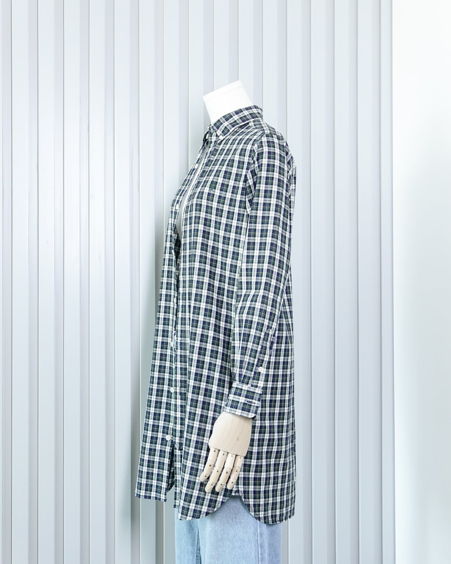 BEAMS HEART Plaid Long Shirt 格子長恤衫 | KOMMONS