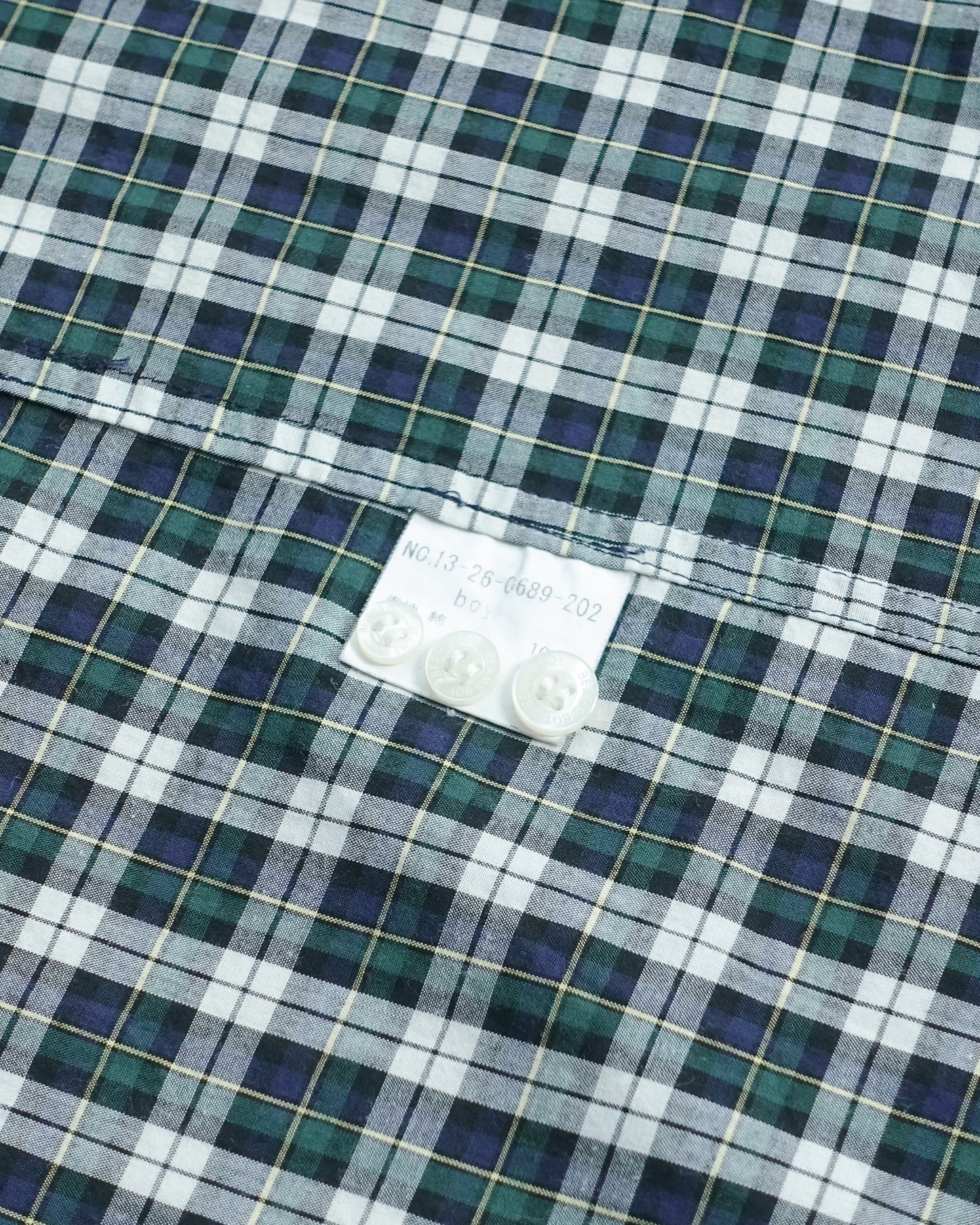 BEAMS HEART Plaid Long Shirt 格子長恤衫 | KOMMONS